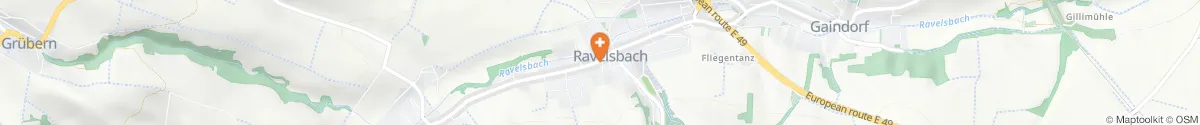 Kartendarstellung des Standorts für Marien-Apotheke in 3720 Ravelsbach